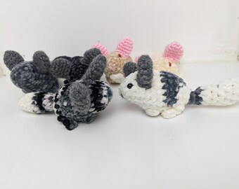 Newborn Baby Chinchilla Amigurumi Crochet