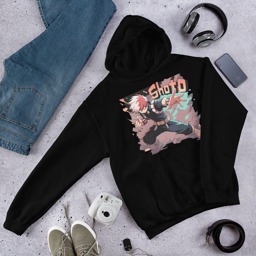 Shoto Todoroki Hoodie Etsy Denmark