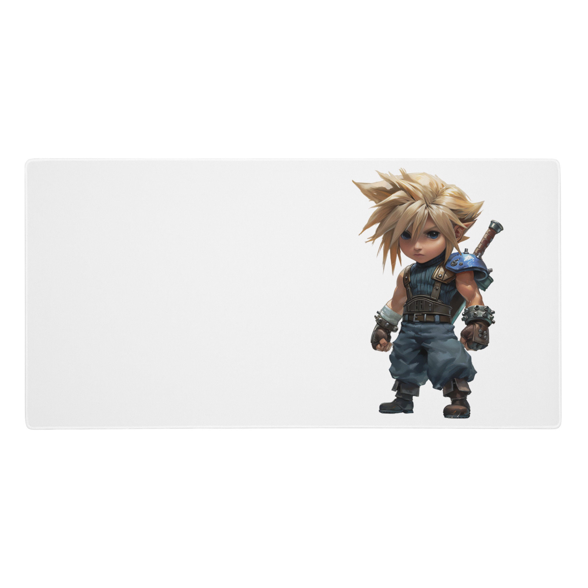 FF7 Cloud Strife Chibi Character Art Gaming Mouse Pad, Non-slip ...