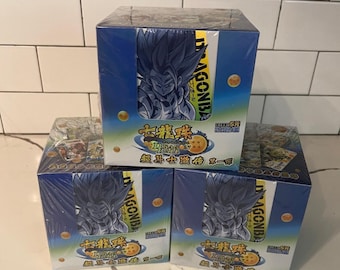 Caja de sobres de cartas coleccionables de Dragon Ball Z