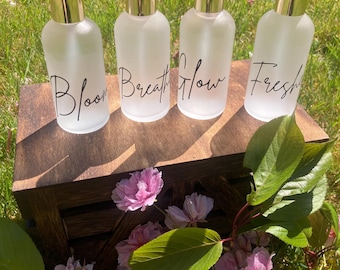 All Natural Room Spray: Rose, Vanilla, Melon, Mistletoe, Amber, Linen Scents