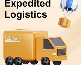 Logistique accélérée, logistique rapide, livraison dans les 7 à 10 jours.