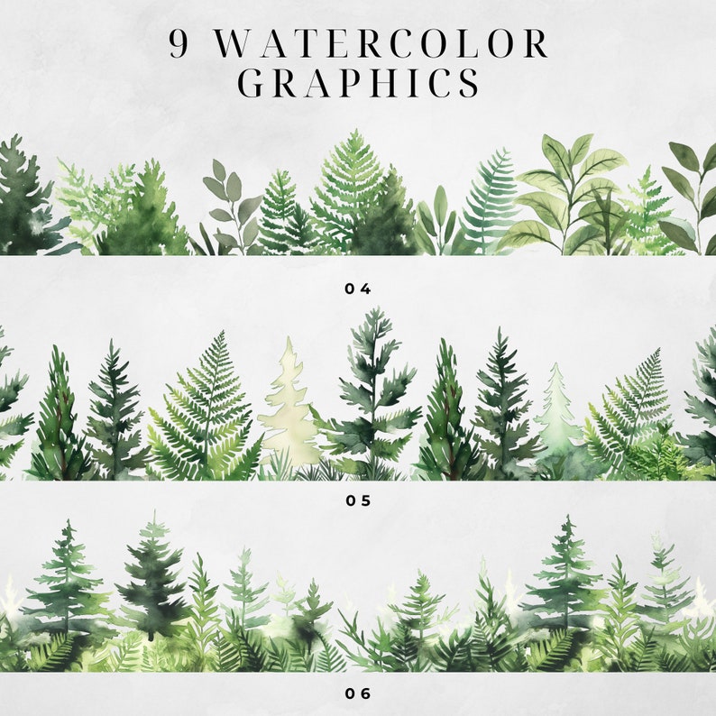Tree Border Texture Forest Borders Clipart, Clipart for Commercial Use, Transparent Pngs ...