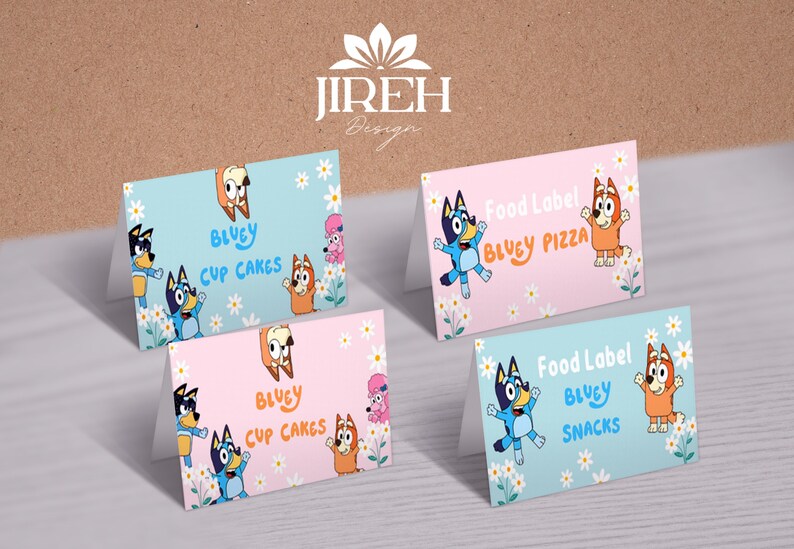 Editable Birthday Food Label, Party Food Label, Canva Template, Digital