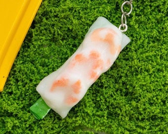 Miniature Spring Roll Keychain | Vietnamese Food Miniature | Gỏi Cuốn Keychain | Miniature Food | Miniature Gifts | Vietnam Souvenirs