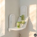 Mini Staircase Wall Shelf | Fits 1:12 Scale | PLA plastic | Smiski’s Furniture Style | Dollhouse Wall Decor | Cute Mini Display Shelf product logo