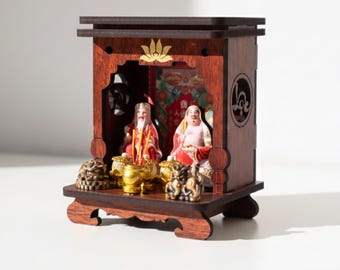 Miniatur-Altar des Erd- und Reichtumsgottes auf Vietnamesisch: Sammlerstück und Glücksbringer | BTN-01