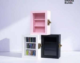 Miniature Anxiety Bookshelf: 3D Printed Dollhouse Bookcase