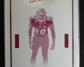 Baltimore Ravens Orioles oil Ed Reed signatured treasure National Eulogy