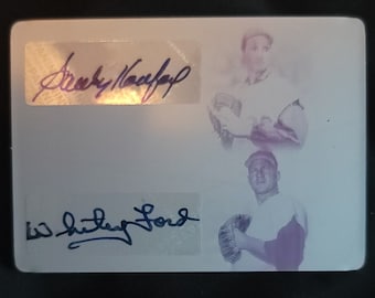 Panini treasure sandy Koufax whitey ford Metal Master Key of Publication Metal Master Lock of Production of Distribution Dual signature 1/1