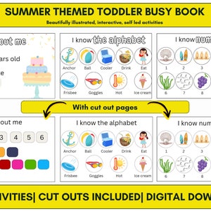 Libro ocupado, libro tranquilo, juegos portátiles para viajes, juegos interactivos, aprendizaje sensorial, libro Montessori para niños pequeños, actividades educativas