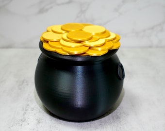 Pot of Gold organizer St.Patricks day piggy bank