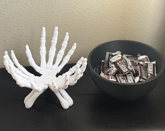 Skeleton Hand Candy Bowl Halloween Candy Bowl