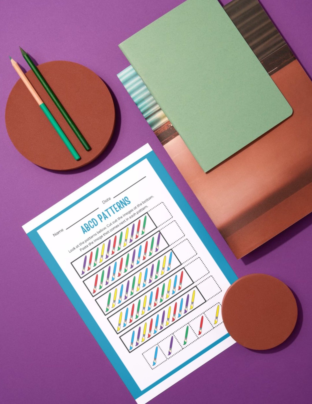 Pattern Workbook for Kids, Interactive Activities Fostering Empathy ...