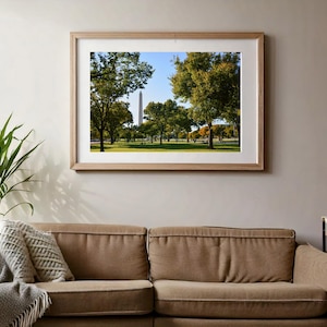 Descarga digital de fotografías del National Mall de Washington DC para decoración de pared