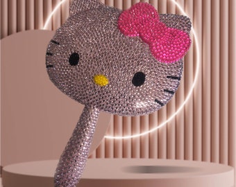 Blinged Hello Kitty Handheld Mirror