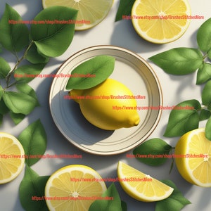 Lemons on a table cross stitch digital download svg zip to pdf files only no physical product svg pdf files digital files sewing pattern