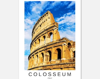 Colosseum Photo Poster: Rome, Italy - 7 Wonders Wall Art
