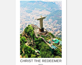 Christ the Redeemer Photo Print: Rio de Janeiro Landmark Art