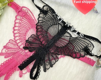 Butterfly thongs,customized thongs,name thongs,personalized thongs,lettered thongs