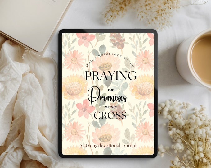 40-Day Christian Devotional Journal: Floral Bible Study (PDF)