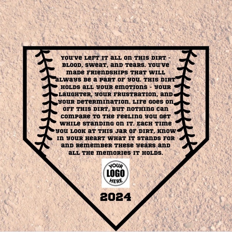Softball Dirt Jar - Etsy