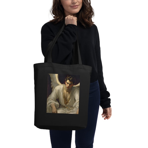 Lucifer, Baroque Style, Eco Tote Bag - Organic Cotton, LHP
