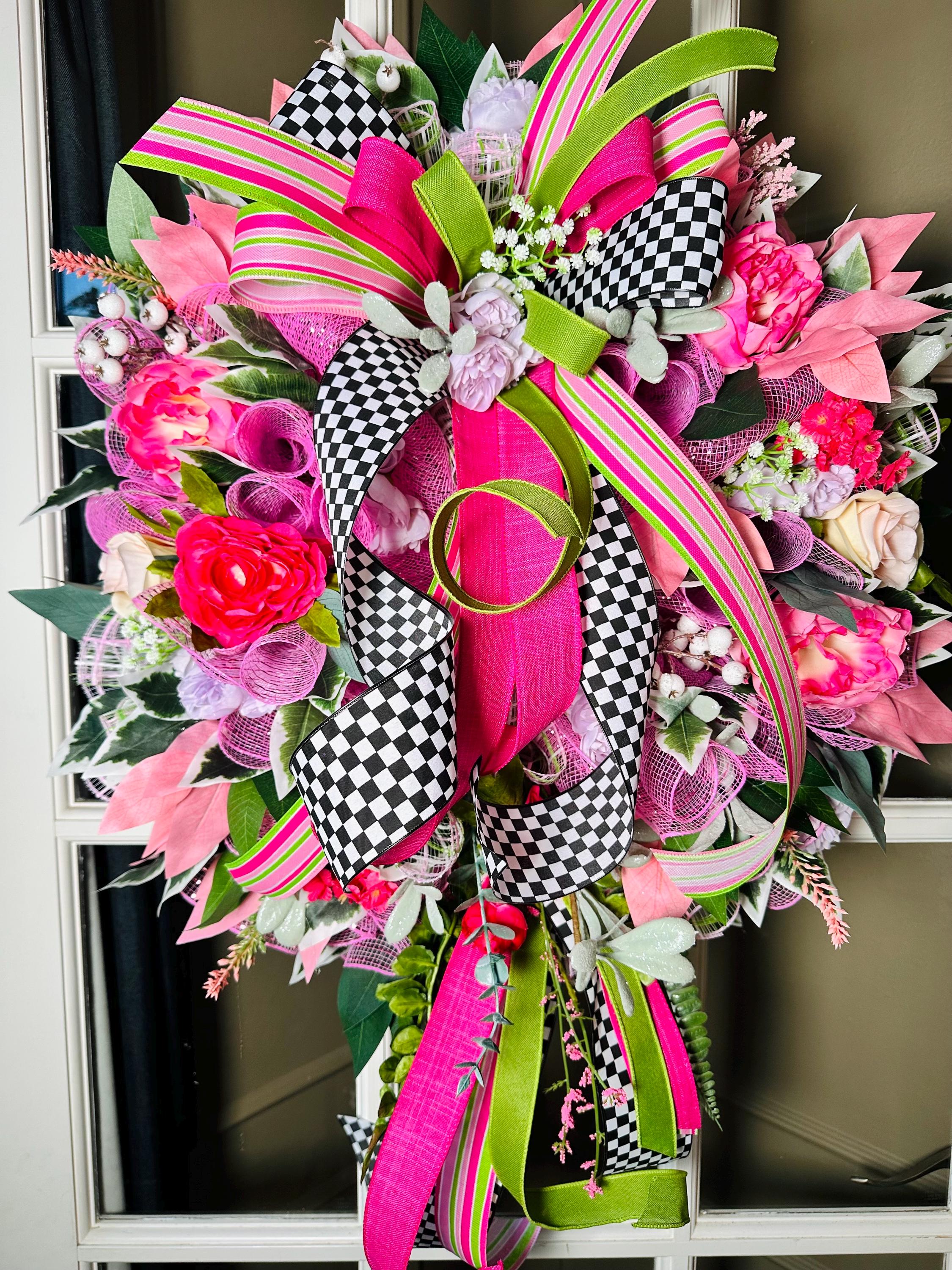 Spring Floral Wreath - Etsy
