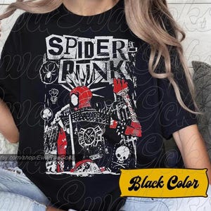 Camiseta Spider Punk de edición limitada, sudadera Spiderman, camiseta Spider Boy, camiseta Spider Girl, camiseta gráfica estilo vintage, camiseta unisex para hombre y mujer