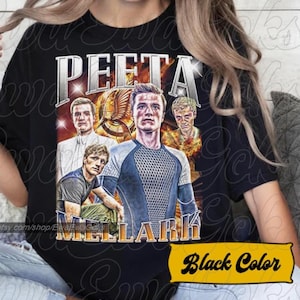 Limited Peeta Mellark Shirt Vintage Style Graphic Tee T-Shirt Unisex Men & Women