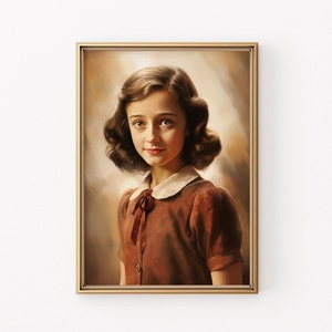 Ann Frank-Diário de Anne Frank-livro presentes-pôster para impressão-presentes literários clássicos-download instantâneo-impressão digital