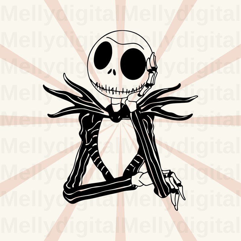 Jack Skellington Svg - Etsy