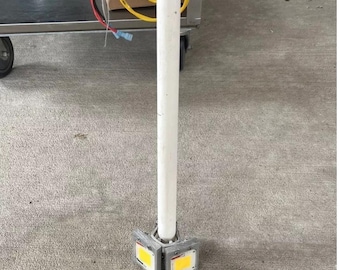Flounder gigging light 50w(x2) with PVC stick