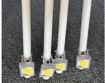 Flounder gigging light 50w (warm white) with PVC stick