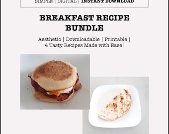 Breakfast Recipe Bundle | Easy Brunch Recipes | Tasty Recipes | Family Favourites Breakfast Recipes | Healthy Eating | Quick Recipe Ideas