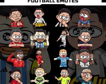 16x Pepe Football Celebrations Emotes | Discord Emotes | Youtube Emotes | Facebook Emotes | Twitch Emotes | Sports Meme Reactions