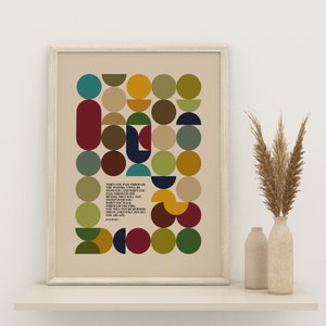 Ésaïe 43:2, poster graphique en anglais, téléchargement numérique, verset de la bible, décoration chrétienne, affiche sur la foi, Ésaïe 43 2