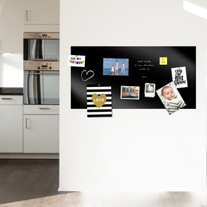 Tafelfolie | Magnetische und Selbstklebende Vinyl- Kreidefolie | Magnettafel | Magnetfolie | inkl. Kreide + Neodym-Magnete