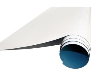 Whiteboard film | Ferromagnetic and self-adhesive vinyl marker film | Magnetic board | Magnetic film | incl. markers + neodymium magnets