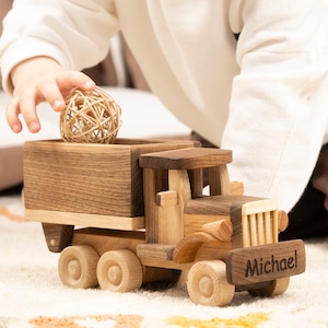 Wood Truck Toy / PERSONALIZED