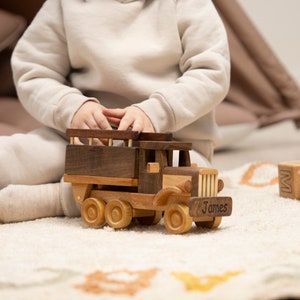 Wooden Truck Toy, Personalized Wood Toy Car / HANDMADE