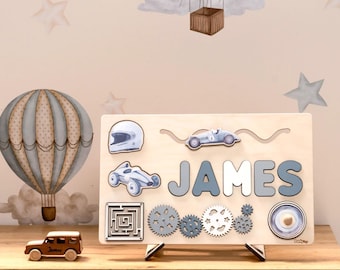 Personalized Busy Board with Name by DanlyToys