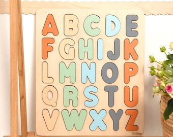 Personalized Alphabet Puzzle / Educational Puzzle for Kids