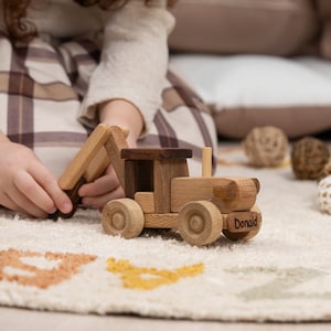 Jouets en bois, jouet de pelle artisanal / PERSONNALISÉ
