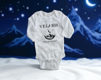 Romantasy Babybodyer | Inspirerad av ACOTAR & Fourth Wing | Bokinspirerad babyshowerpresent