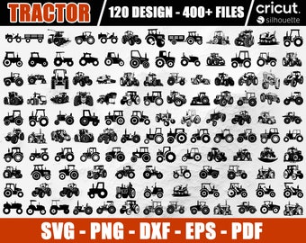 Mega Tractor Svg Bundle, Farm Tractor Svg, Tractor Png, Tractors Svg for cricut, Tractors Silhouette, Tractor Clipart, Farm Svg, Instant