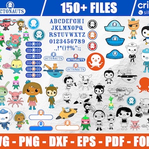 Octanauts Svg Mega , Octanauts Png de alta qualidade, Octanauts Birthday Svg, Octanauts Svg For Cricut, Fonte Octanauts, Download instantâneo
