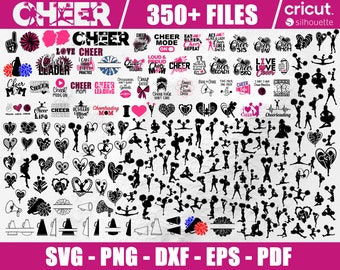 cheerleader svg, cheerleading svg silhouette, cheer svg, cheerleader silouette svg, cheerleader Png files, svg for cricut Instant Download,