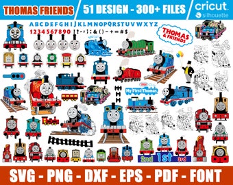 Thomas the train svg, thomas and friends svg Train svg for cricut, Clipart Files, Thomas the train png, Layered, Instant Download