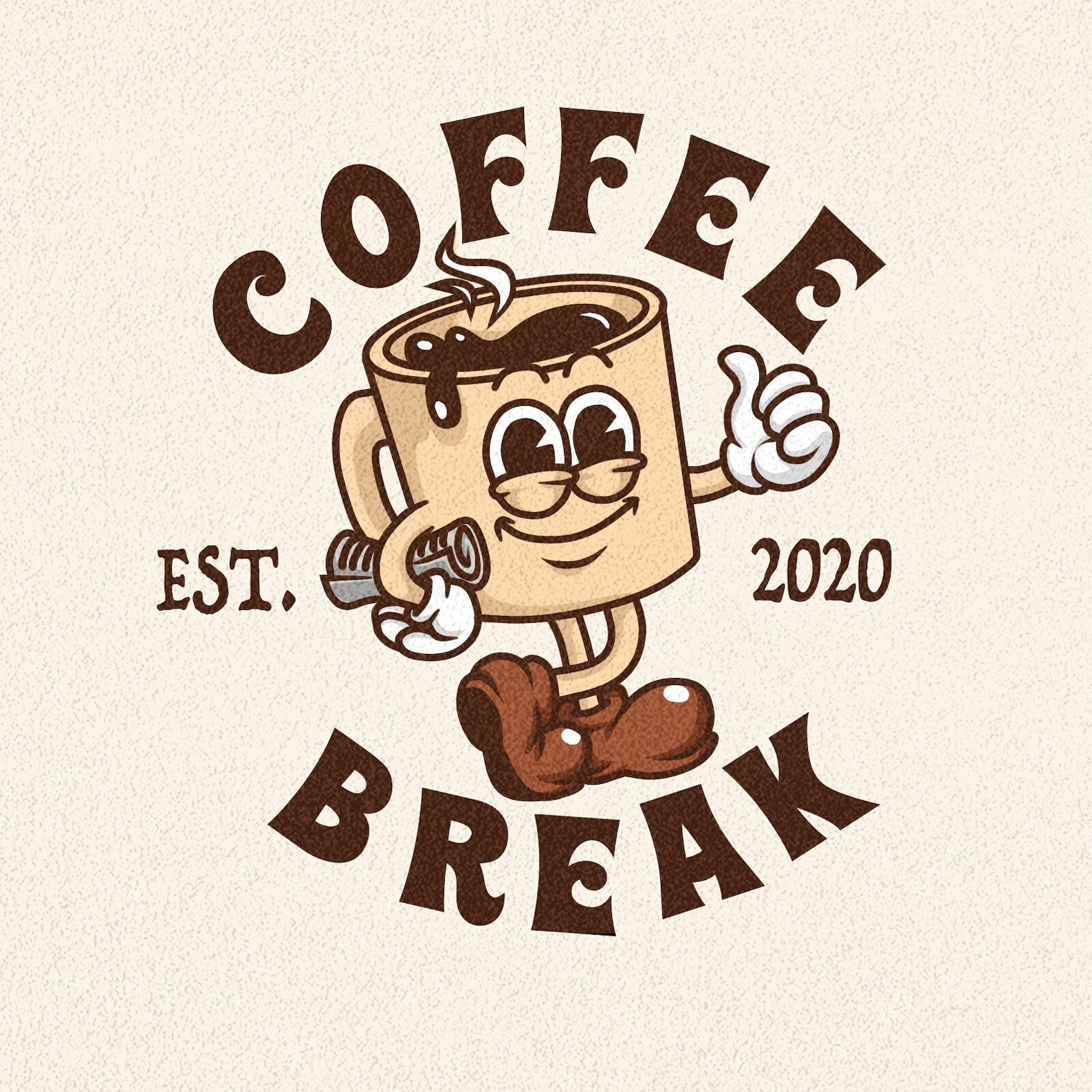 Retro Cartoon Logo Design Custom Logo Design Cartoon Logo Mascot